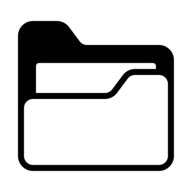 Asset Icon, Simple Illustration Isolated on White Background