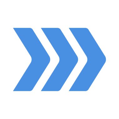 Breadcrumb Icon, Simple Illustration Isolated on White Background