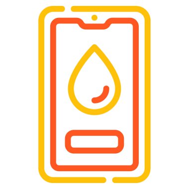Hydration Tracker Icon, Simple Illustration Isolated on White Background