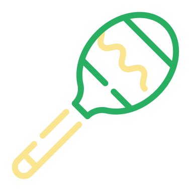 Maracases Icon, Simple Illustration Isolated on White Background