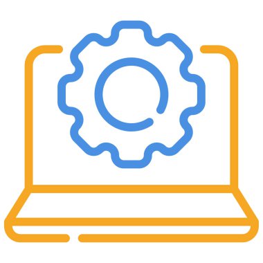 Digital Tools Icon, Simple Illustration Isolated on White Background