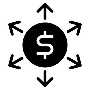 Ölçeklenebilirlik Simgesi, Beyaz Arkaplanda İzole Edilmiş Basit Resimler