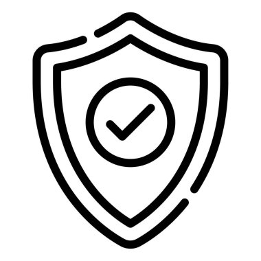 Antivirüs Simgesi, Beyaz Arkaplanda İzole Edilmiş Basit Resimler