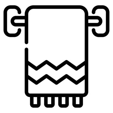 Dekoratif desenli ve püsküllü plaj battaniyesi