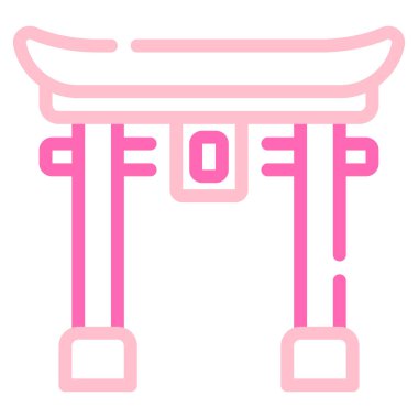 Geleneksel mimari elementlerle süslemeli geçit tasarımı