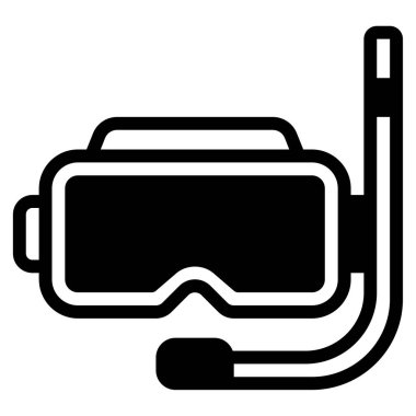 Maske ve solunum tüpü de dahil olmak üzere şnorkel takımı