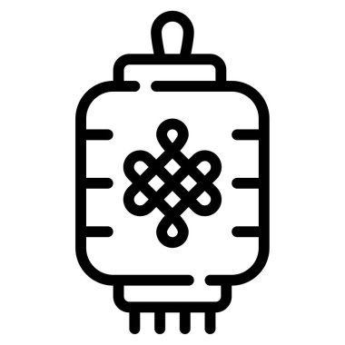 Bahar kutlamalarını ve şenlikleri simgeleyen dekoratif fener.