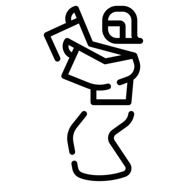 Soyut figür geleneksel kıyafetle Kültür Dansı yapıyor