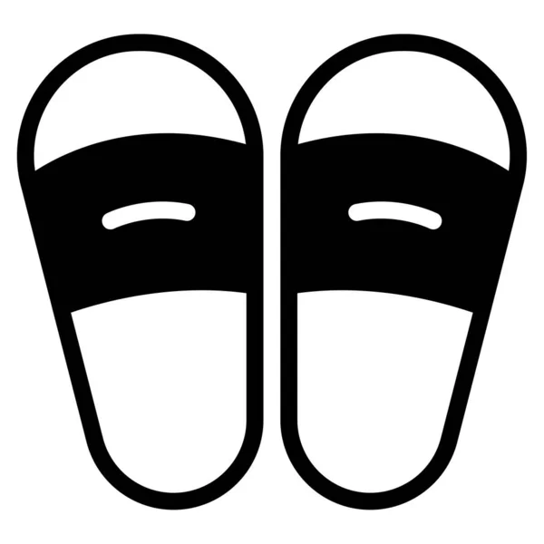 Düz yüzeyde siyah ve beyaz parmak arası terlikler