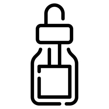 Temel Petrol modern simgesinin vektör çizimi