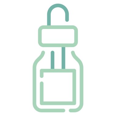 Temel Petrol modern simgesinin vektör çizimi