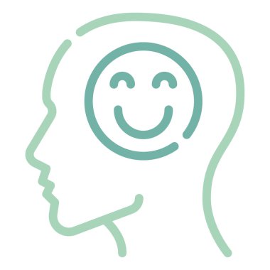 Taslak biçimdeki pozitif Vibes simgesi, vektör