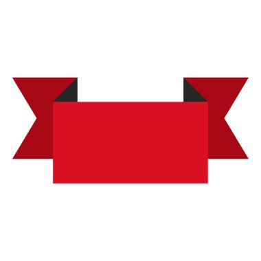 Banner web simgesi, beyaz arkaplanda izole edilmiş basit illüstrasyon