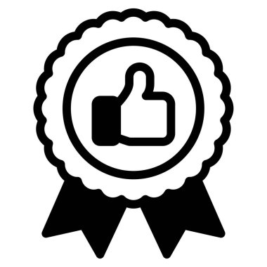 En iyi anlaşma web simgesi, beyaz arkaplanda izole edilmiş basit illüstrasyon