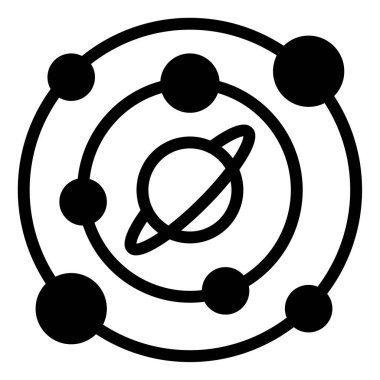 Göksel dünya web simgesi, beyaz arkaplanda izole edilmiş basit illüstrasyon