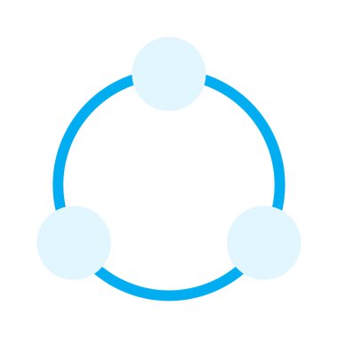 Bağlantı web simgesi, beyaz arkaplanda izole edilmiş basit illüstrasyon