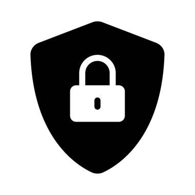 Şifreleme web simgesi, beyaz arkaplanda izole edilmiş basit illüstrasyon