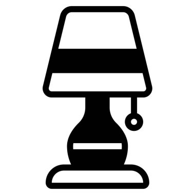 Lamba web simgesi, beyaz arkaplanda izole edilmiş basit bir illüstrasyon