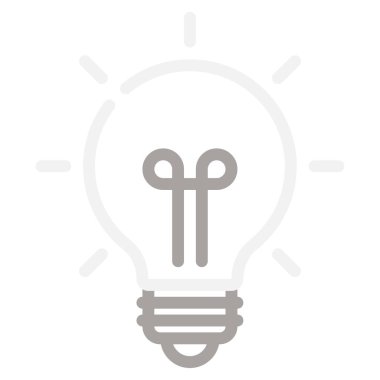 Lamba web simgesi, beyaz arkaplanda izole edilmiş basit bir illüstrasyon