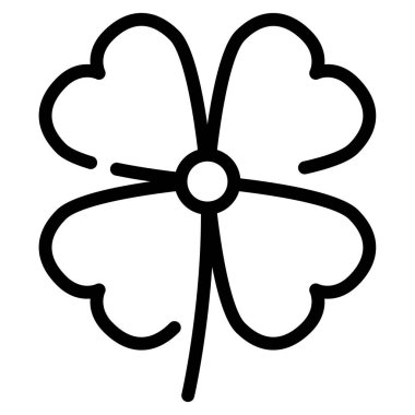 Şans web simgesi, beyaz arkaplanda izole edilmiş basit illüstrasyon