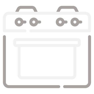 Soba ağ simgesi, beyaz arkaplanda izole edilmiş basit bir illüstrasyon