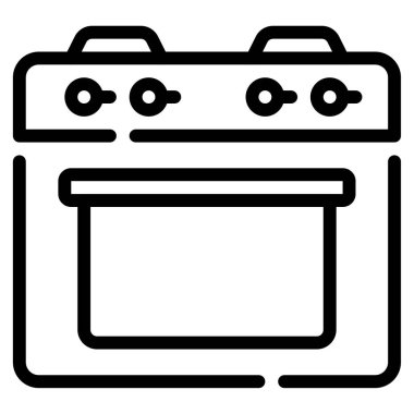 Soba ağ simgesi, beyaz arkaplanda izole edilmiş basit bir illüstrasyon