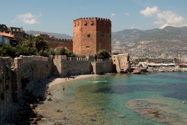 Alanya plaj, kule