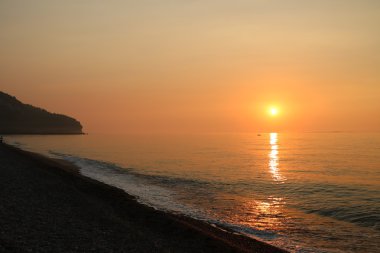 Cide beach günbatımı