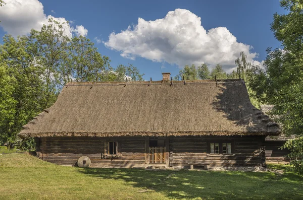 Chata Polska w parku dziedzictwa Obraz Stockowy