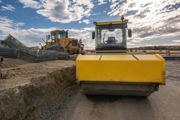 Machinery specialized in construction in road repair work