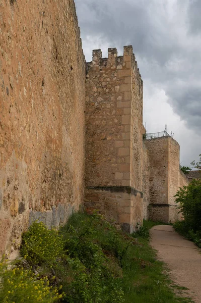 Una Las Secciones Mejor Conservadas Muralla Segovia — Foto de Stock