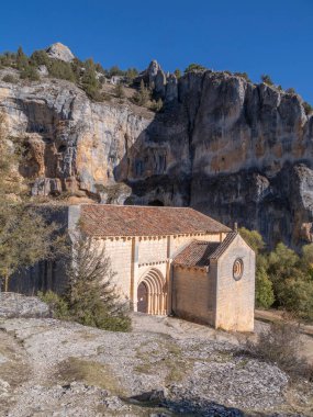 İspanya, Soria 'daki Lobo Nehri Kanyonu Doğal Parkı