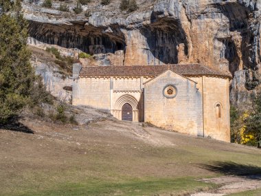 İspanya, Soria 'daki Lobo Nehri Kanyonu Doğal Parkı