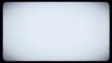 Boş Merkez Alanı ile Retro Analog Film Çerçevesi Arkaplanı, Video Efekti.