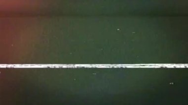 Analog Bozukluğu ve Statik Objelerle Grunge Vintage VHS Arızası Gürültüsü.