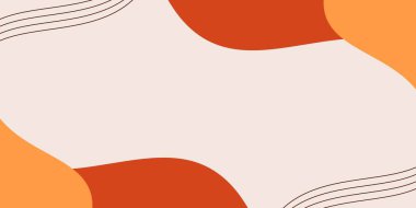 Metin için boş alanı olan soyut sonbahar arkaplanı. Pankart, poster, tebrik kartı şablonu