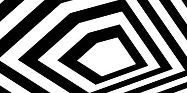 Siyah beyaz soyut geometrik yanılsama