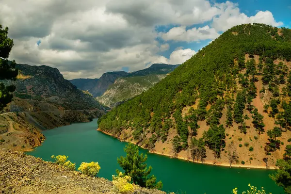 Emerald River Flowing Mountains Turkey Turkey Aladaglar National Park — Stock Photo, Image