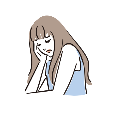 Bunalımlı Genç Bir Kadın