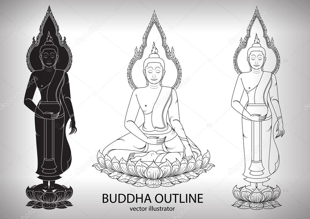 Buddha face logotype black white handdrawn sketch, png | PNGWing-omiya.com.vn