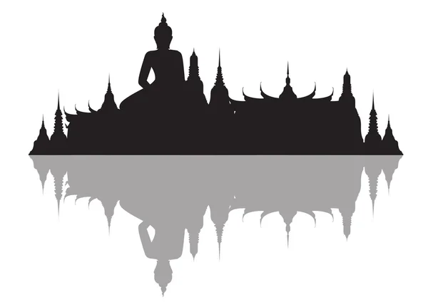 Buda'nın Kraliyet Sarayı vektör çizim