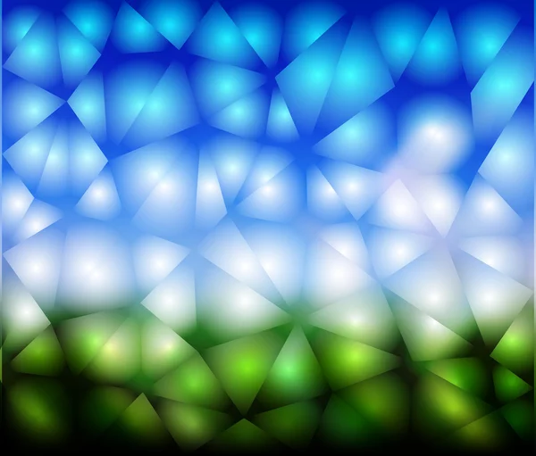 Triangle Géométrique sur fond flou — Image vectorielle