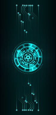 Bilgisayar grafik Web sitesi Inte için soyut teknolojik altyapı