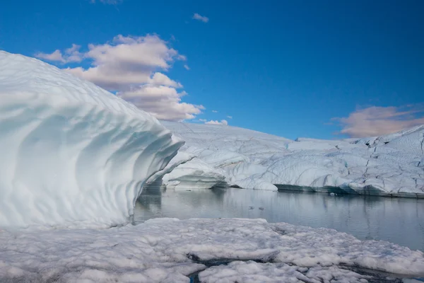 Onder Matanuska gletsjer alaska usa — Stockfoto