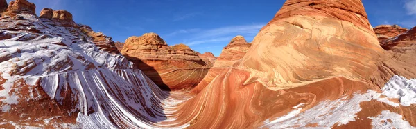 Dalga Panorama görünümünde kış, Arizona