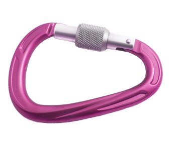 Beyaz arka plan üzerinde izole tırmanma kemer