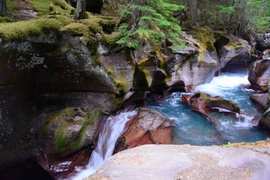 Çığ Gorge, buzul Milli Parkı, montana, ABD