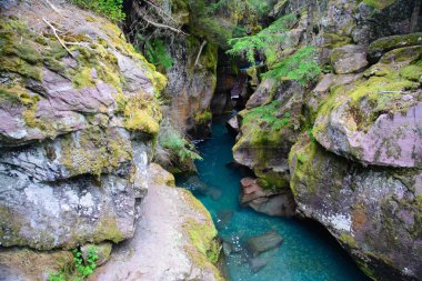 Çığ Gorge, buzul Milli Parkı, montana, ABD