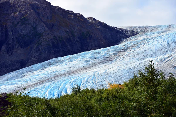 キーナイ フィヨルド国立公園の出口の氷河エリアの風景を見る — ストック写真