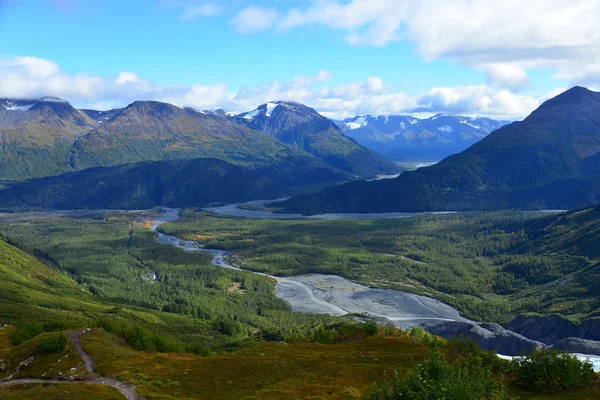 Manzaralı Kenai Fjords Np, çıkış buzul alanının